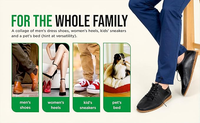 Natural Shoe Deodorant Stickers Odor Remover Patches for Shoes & Slippers, Long-Lasting Fresh Scent, Eliminates Bad Smell, Easy to Use – 20 Count Pack