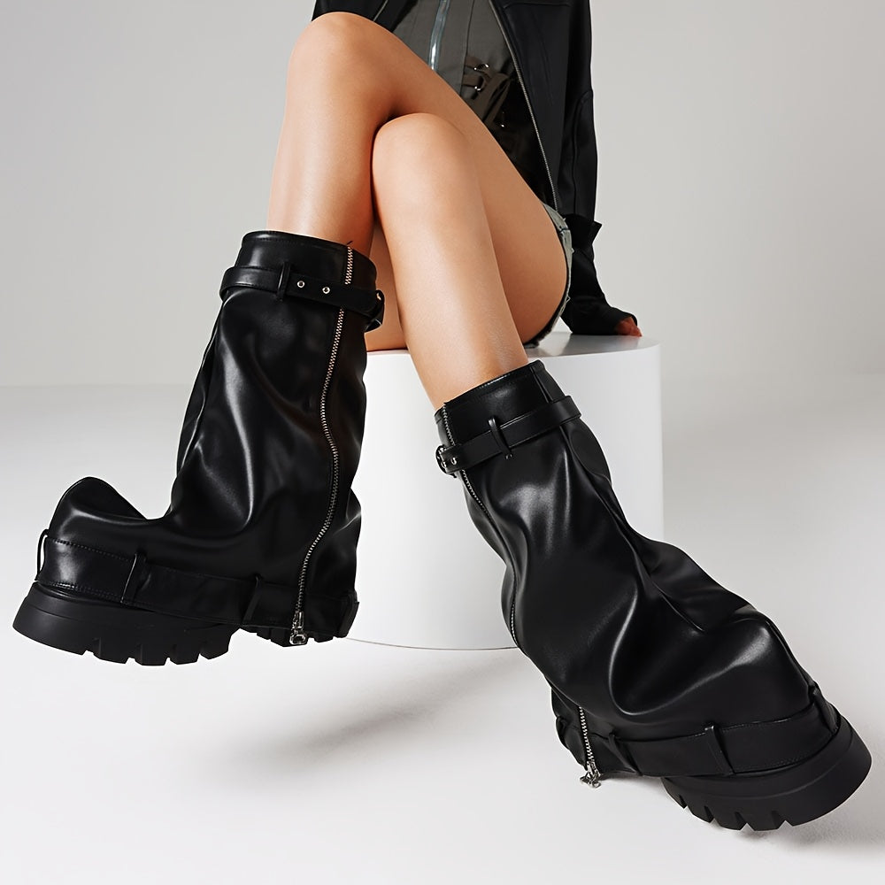 VoidRider Cyberpunk Boots