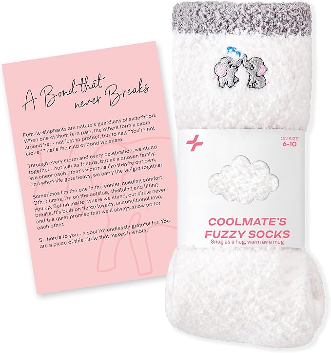 CoolMate GLOBAL Fuzzy Socks for Women Christmas Gift Box, Cozy, Soft, Stocking Stuffers, Comfy Cloud-Like Socks for Spa,Home CoolmateGlobal