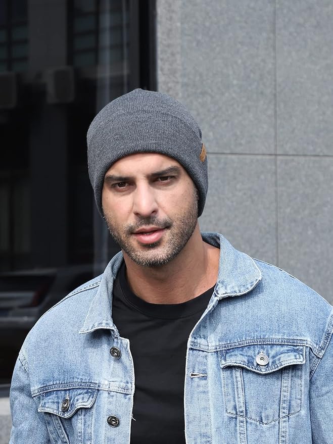 Rajputana 1 & 2 Packs Unisex Knit Winter Beanie Hats Cap Set for Men and Women RAJPUTANA