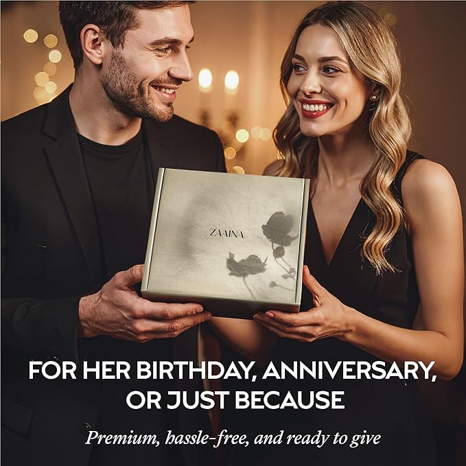 ZAAINA Spa Gifts for Women - Relaxation Spa Kit, Holiday Spa Gift Basket, Pampering At Home Natural Bath & Body Self Care Spa Package, Christmas Gifts for Mom Wife, Birthday Gifts for Women ZAAINA