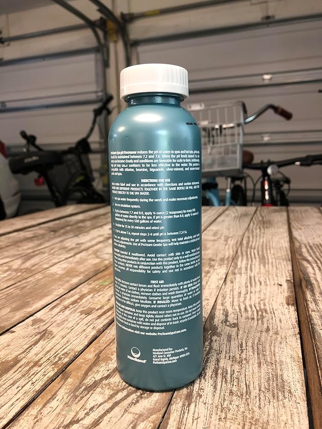 ProTeam Spa pH Decreaser for Hot Tub - pH Down Hot Tub pH Decreaser Bundle with SplashWiz Spa & Hot Tub Chemicals Care Guide e-Book Made in USA (1.5 lb) SplashWiz%E2%84%A2