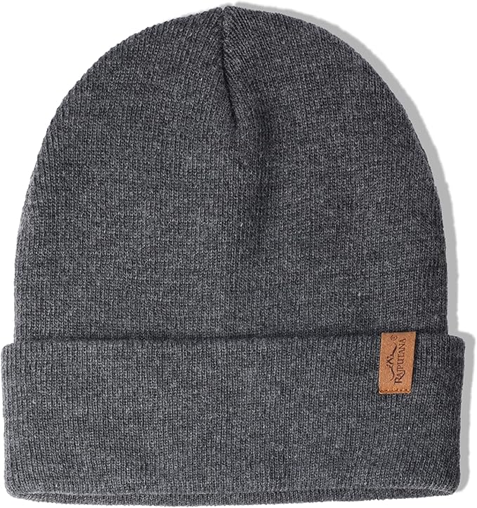 Rajputana 1 & 2 Packs Unisex Knit Winter Beanie Hats Cap Set for Men and Women RAJPUTANA
