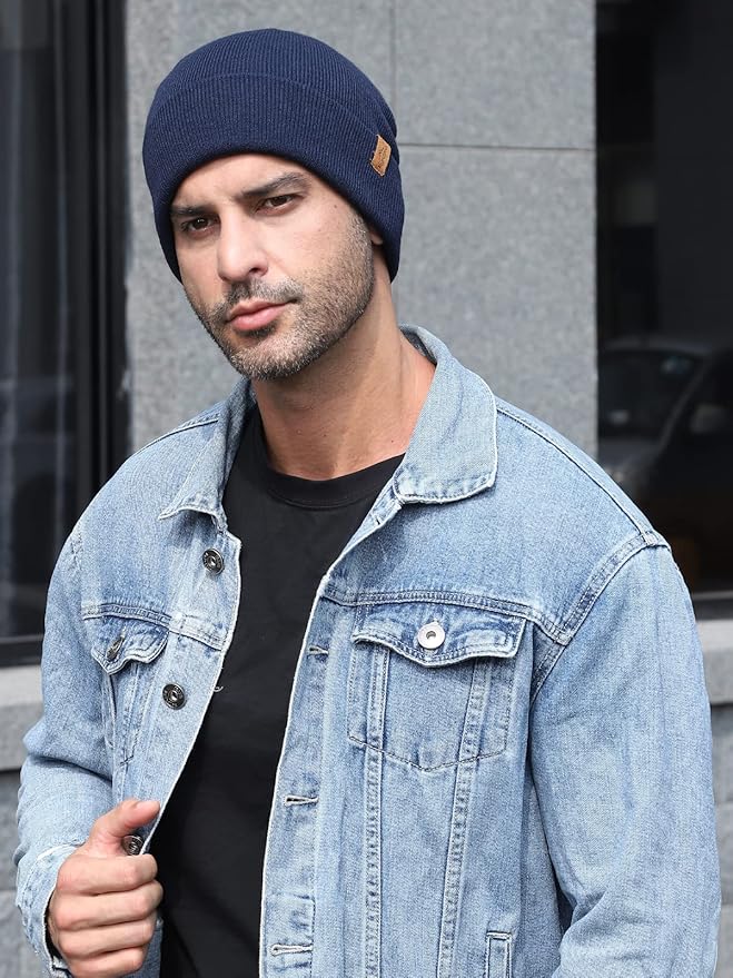 Rajputana 1 & 2 Packs Unisex Knit Winter Beanie Hats Cap Set for Men and Women RAJPUTANA