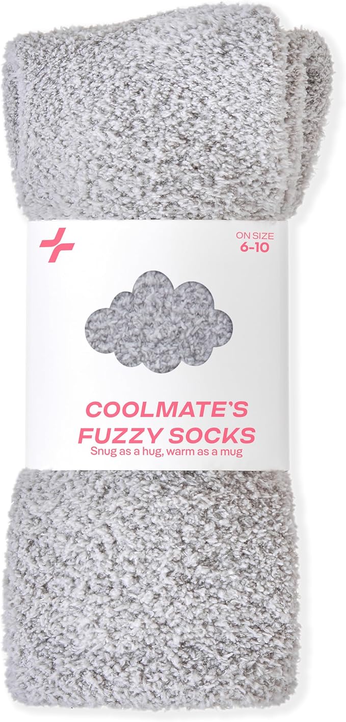 CoolMate GLOBAL Fuzzy Socks for Women Christmas Gift Box, Cozy, Soft, Stocking Stuffers, Comfy Cloud-Like Socks for Spa,Home CoolmateGlobal