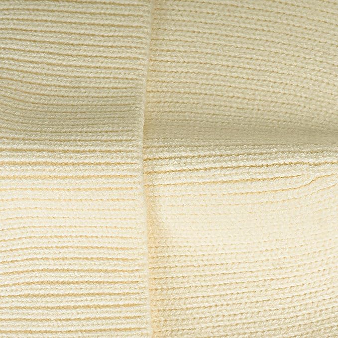 ZOORON Warm Knit Beanie for Men Women Winter Hat, Thick Fisherman Beanies Cuffed Plain Skull Caps ZOORON