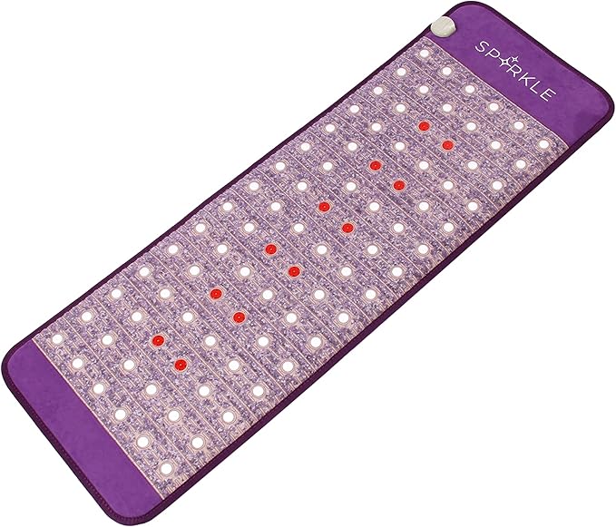Biomat Infrared Mat | Crystal Mat for Therapy | Infrared Heating Mat | Red Light Therapy for Body | Hot Gemstone Therapy | Promotes for Muscle & Back Pain Relief | Sparkle Mat (Full Size) SparkleEnergy