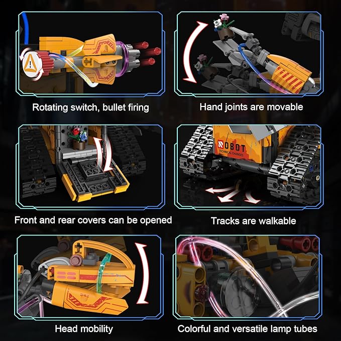 Building Toys STEM Robot Kit，5 in 1 Remote & APP Controlled Building Set，DIY Educational Building Blocks Set ，Educational Gift for Boys Girls Age 6 7 8 9 10 11 12 13 14+ Year Old Sciencow