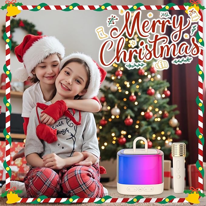 Mini Karaoke MachineKids & Adults with 2 Wireless Mics, for 4-12 +Years Old Girl Boy, Led Portable Bluetooth Speaker, Karaoke PA System for Family Gatherings DRSYXCSAboutUsIntroduction