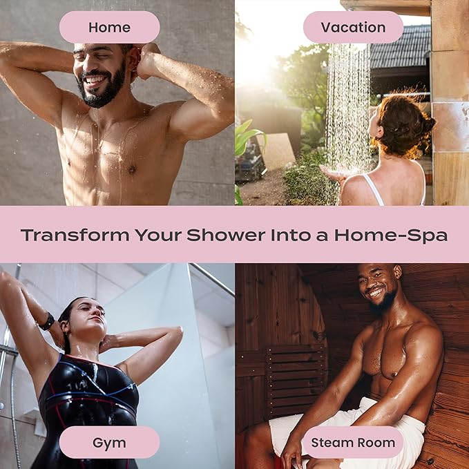 Body Restore Shower Steamers Aromatherapy 15 Pack - Christmas Stocking Stuffers for Men, Birthday Gifts for Women, White Elephant, Relaxation, Self Care - Rose BodyRestore