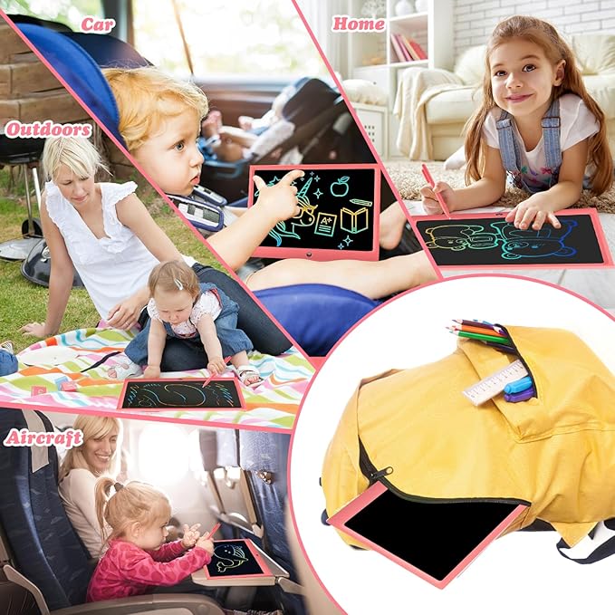 LCD Writing Tablet Kids Toys -15 Inch Toddler Toys Learning Drawing Pad Toys for 3 4 5 6 7 8 Years Boys Girls Birthday Christmas Easter Thanksgiving Gift Creative Doodle Board pbeknco