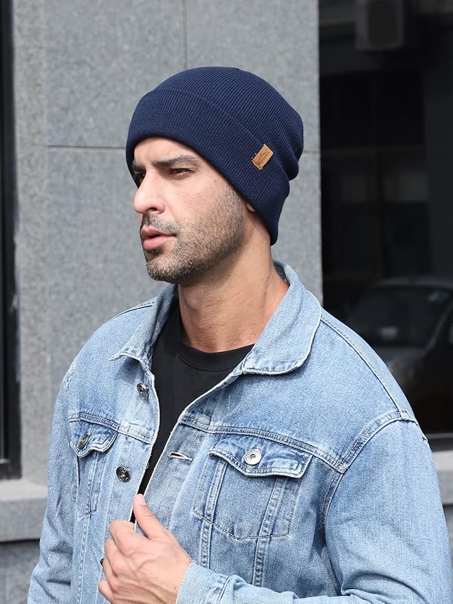 Rajputana 1 & 2 Packs Unisex Knit Winter Beanie Hats Cap Set for Men and Women RAJPUTANA