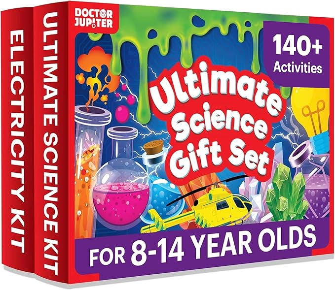 Doctor Jupiter Ultimate Science Gift Set of Science Kit, Electricity Kit for Kids Age 8-12 | Birthday Gifts for Boys & Girls of 8,9,10,11,12,13,14 Year Olds | STEM Learning & Education Toys DoctorJupiter