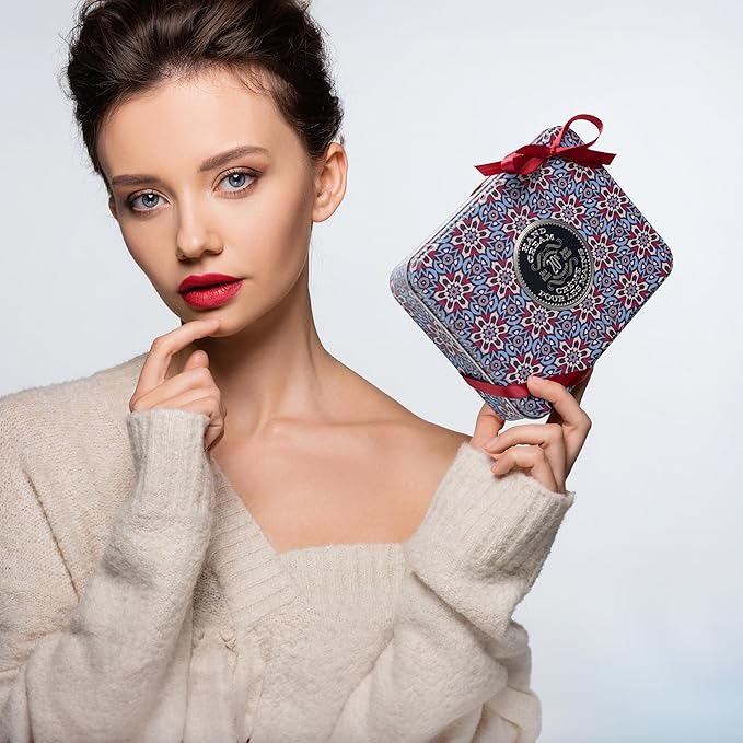 La Chatelaine Hand Cream Gift Set for Men, Ready-To-Gift Travel Size Hand Lotion, Natural Hand Cream Made in France with 20% Organic Shea Butter (Deep Blue Sea, Sandalwood, Citrus Zest) 3 x 1 fl oz LaChatelaine