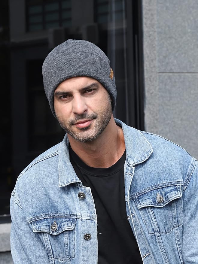 Rajputana 1 & 2 Packs Unisex Knit Winter Beanie Hats Cap Set for Men and Women RAJPUTANA