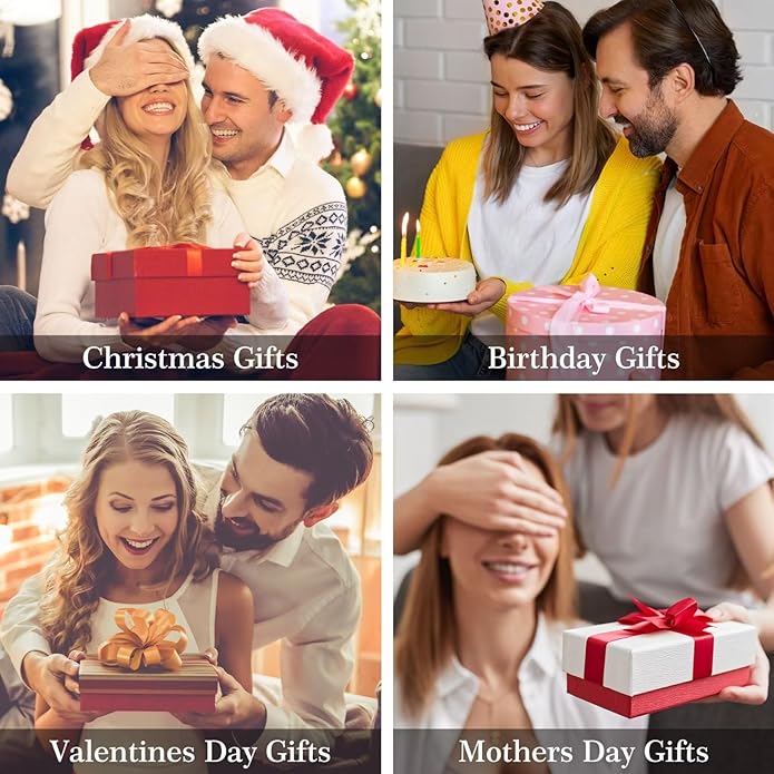 Iefil Christmas Gifts for Women Wife - 925 Sterling Silver Birthstone Earrings, Anniversary Birthday Gifts for Women Wife Girlfriend Mom IEFIL