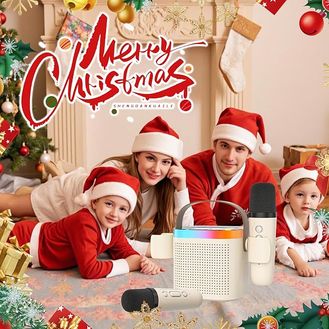 Karaoke Machine for Kids Adults，Wireless Microphones with Portable Bluetooth Speaker,with Led Lights with 5 Sound Mode, Halloween Toys for Girls Boys Ages 3-12+ Years Old DRSYXCSAboutUsIntroduction