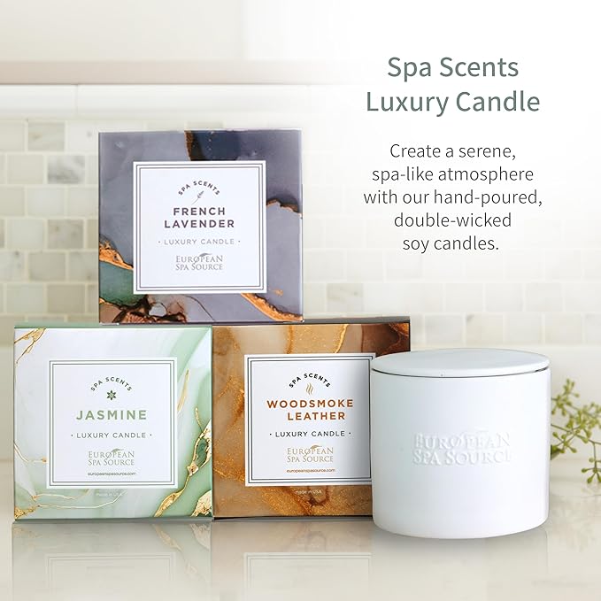 European Spa Source Jasmine + Eucalyptus ShowerSpa Mist Spray for Aromatherapy, At Home Spa Experience, Sinus Congestion Relief, and Tension Relief, 4 fl oz. EuropeanSpaSouce