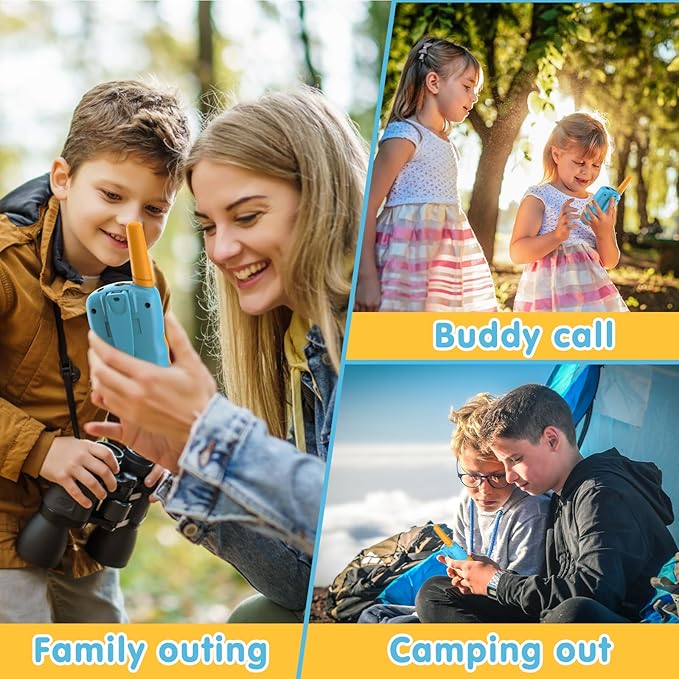 Selieve Toys for 3-12 Year Old Boys Girls, Walkie Talkies for Kids 22 Channels 2 Way Radio Toy with Backlit LCD Flashlight, 3 Miles Range for Outside, Camping, Hiking Selieve