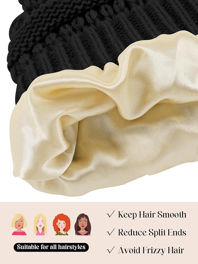 Winter Beanie Hat Scarf Gloves Set Warm Knit Fleece Touchscreen Gloves Neck Scarf Set Adult Winter Gift for Men Women KUTTOR