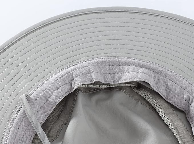 Home Prefer UPF 50+ Men's Sun Hat Wide Brim Bucket Hat UV Protection Hat for Mens Womens Beach Safari Gardening Golf Fishing HomePreferHatsCaps