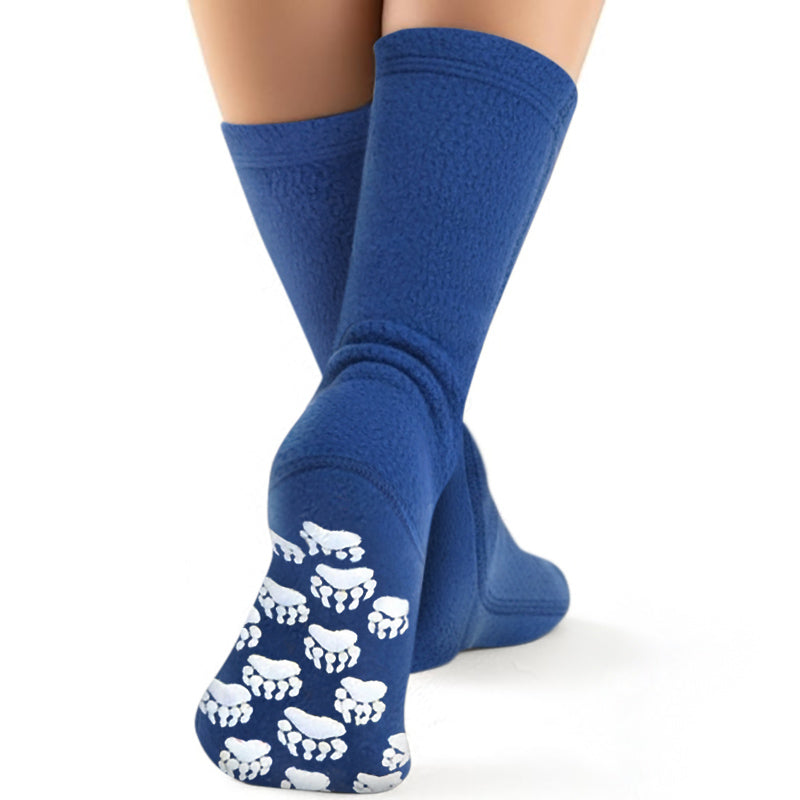 Polar Feet Fleece Socks - Denim