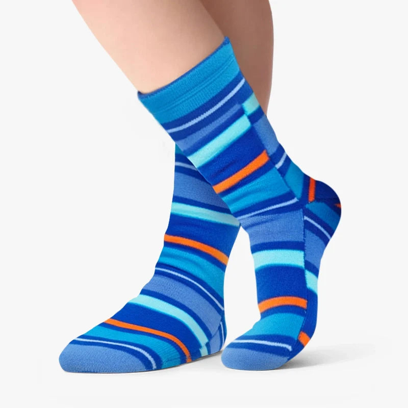 Polar Feet Fleece Socks - Jazz Stripes