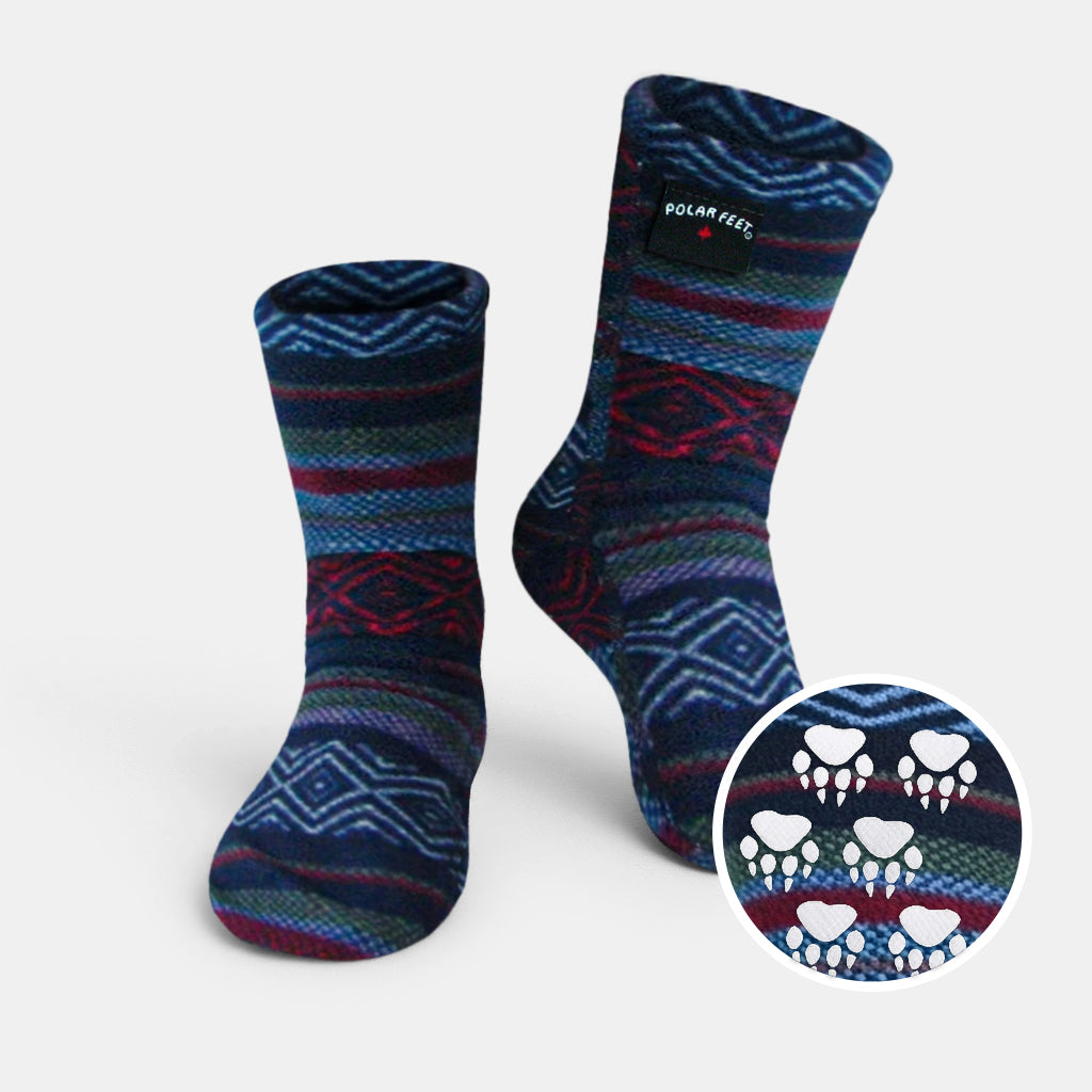 Polar Feet Fleece Socks - Nordic