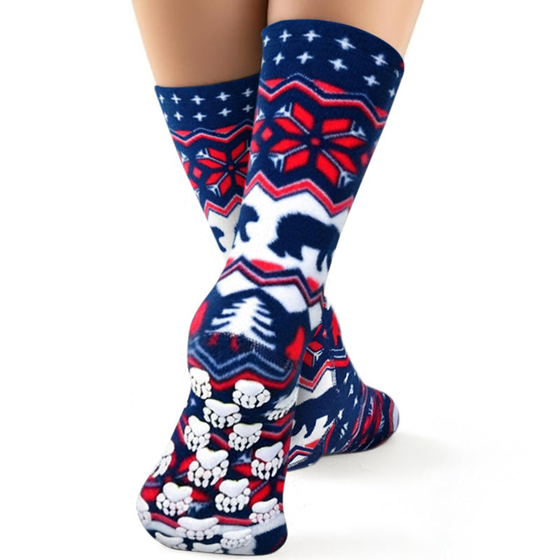 Polar Feet Fleece Socks - Polar Bear