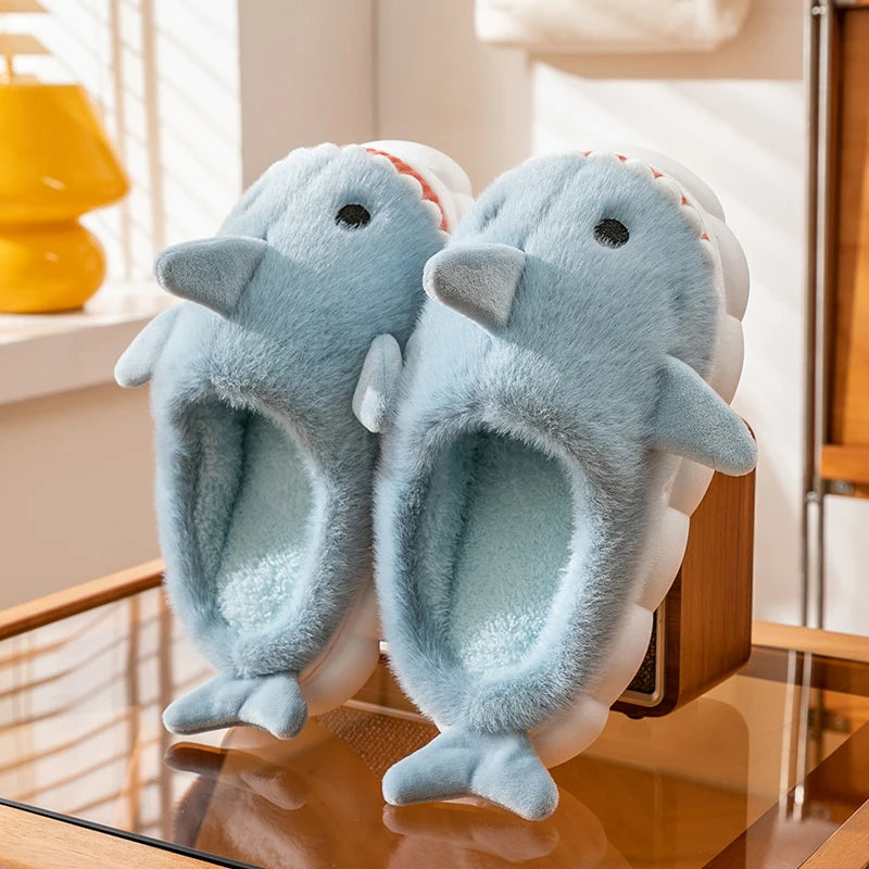 Shark Plush Indoor Slippers