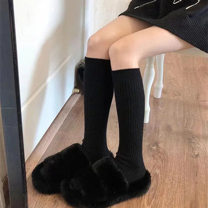 Cozy Ribbed Knit Socks