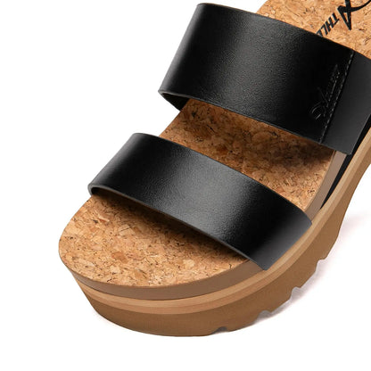 Vintage Platform Slide Sandals