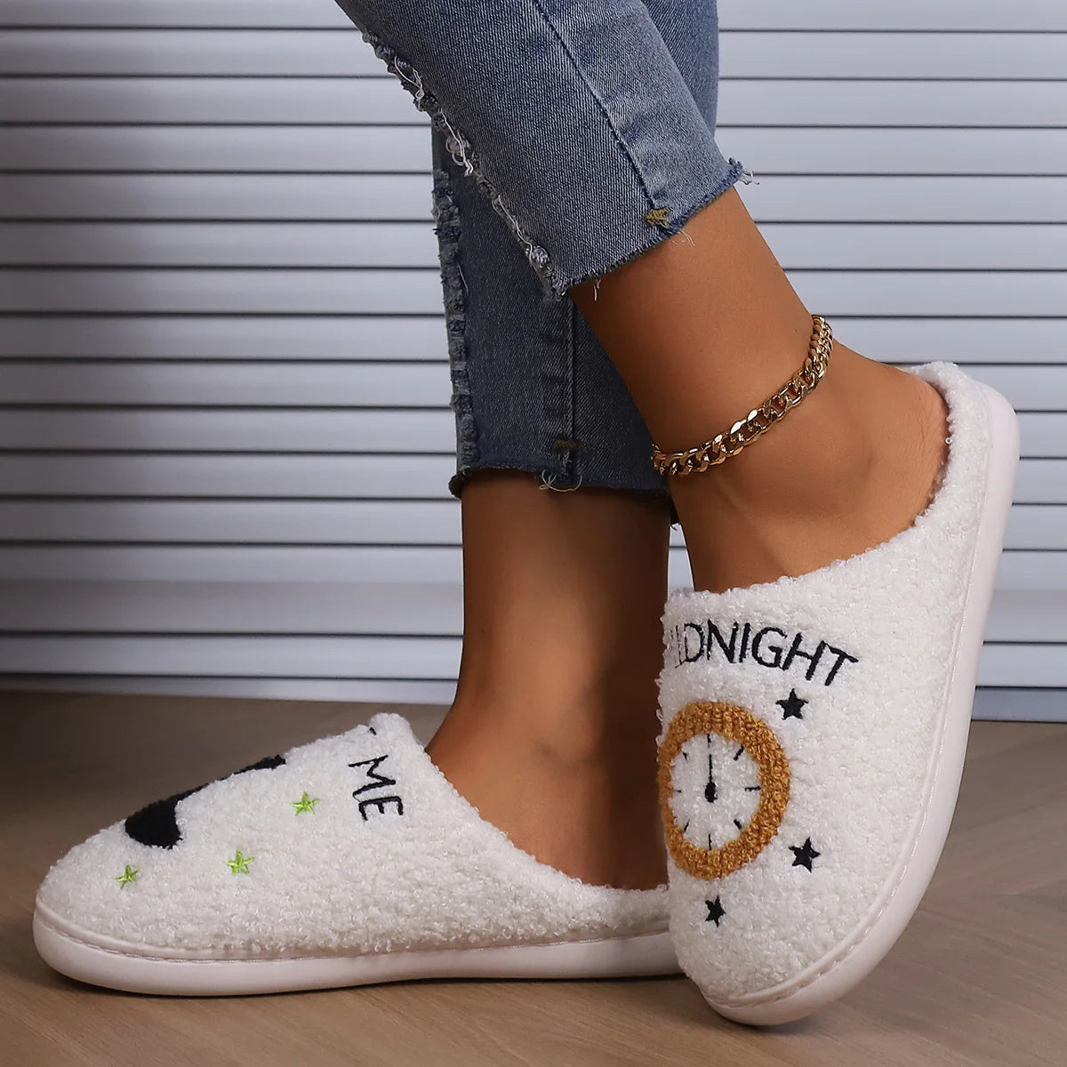 Midnight Rendezvous Slippers