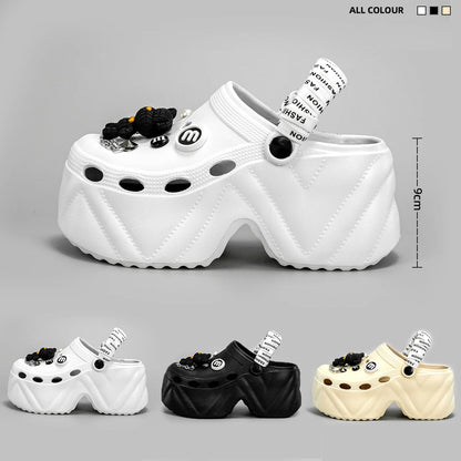 Bear Strap Platform Clogs Kick Boosters