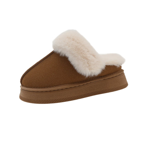 Cozy Plush Platform Slippers