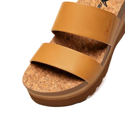 Vintage Platform Slide Sandals