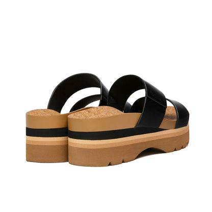 Vintage Platform Slide Sandals