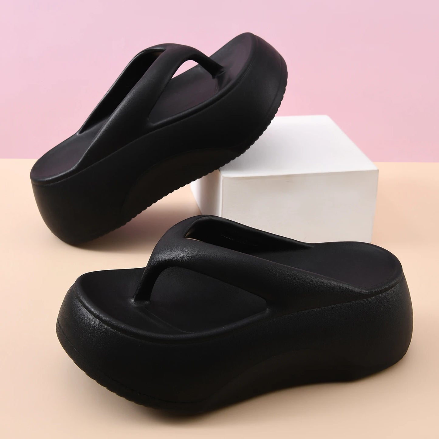 Chunky Platform Flip-Flops