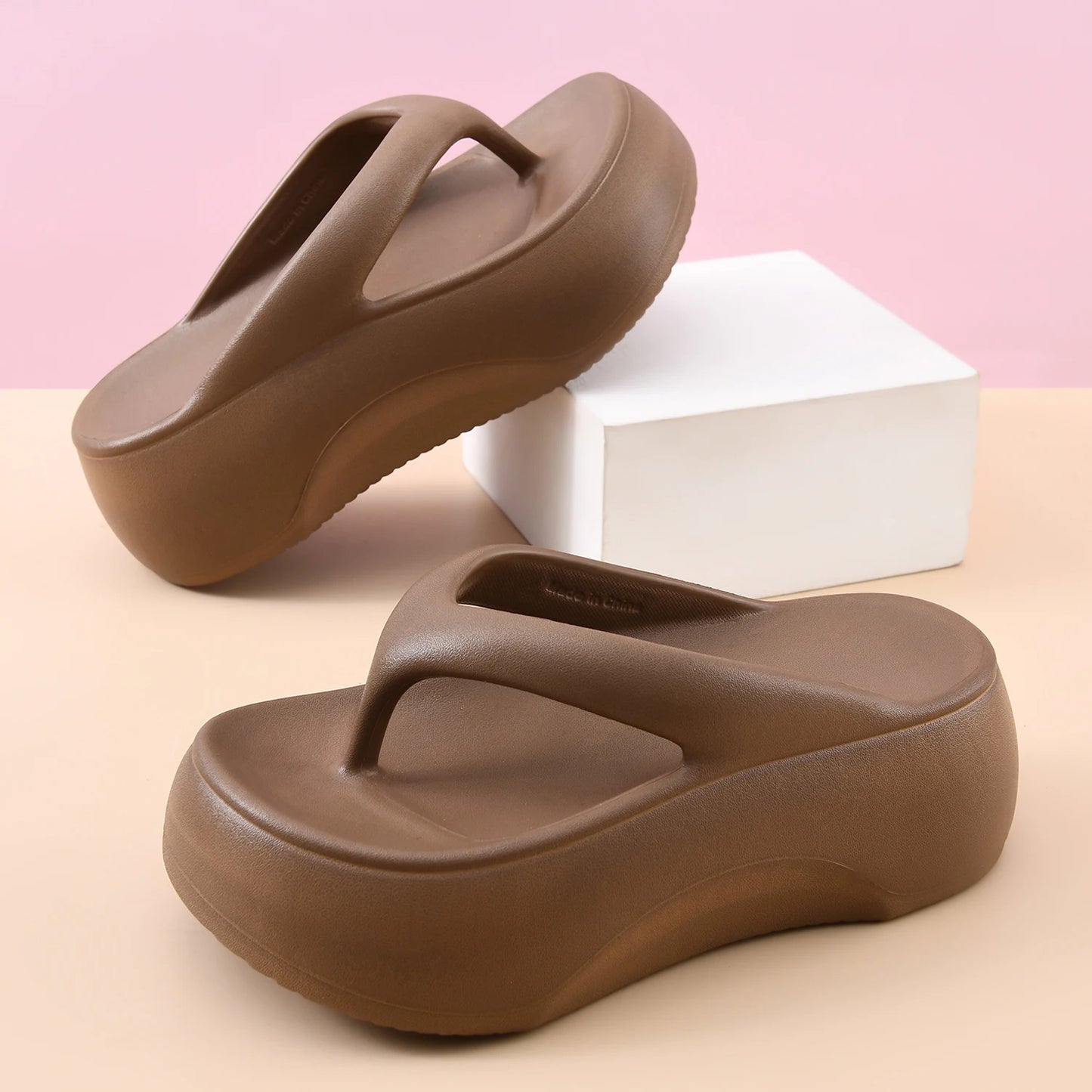 Chunky Platform Flip-Flops