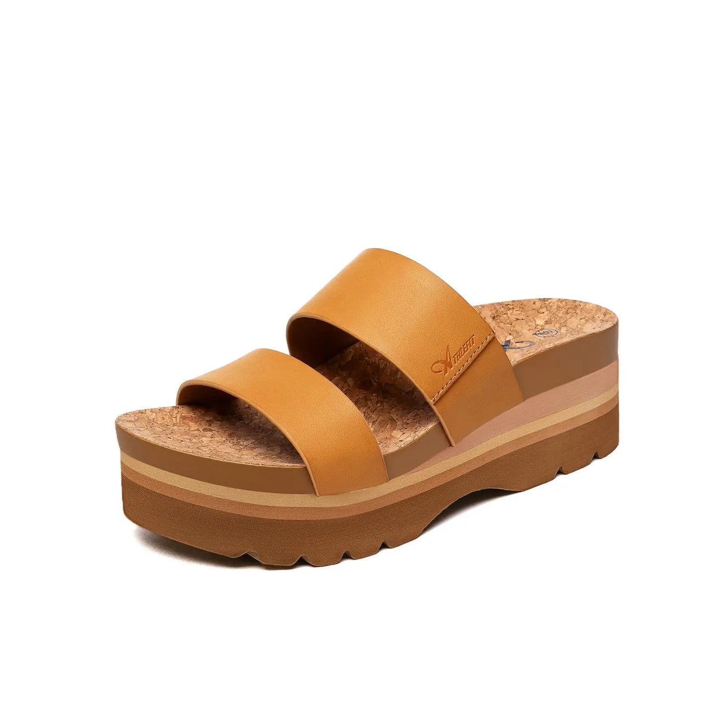 Vintage Platform Slide Sandals