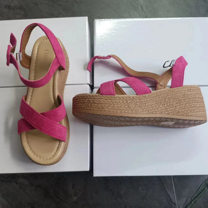 Color Pop Wedge Sandals