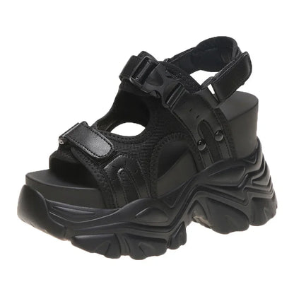 Super High Hidden Wedge Platform Sandals