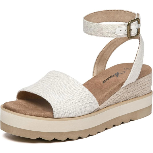 Ankle Strap Espadrille Wedge Sandals