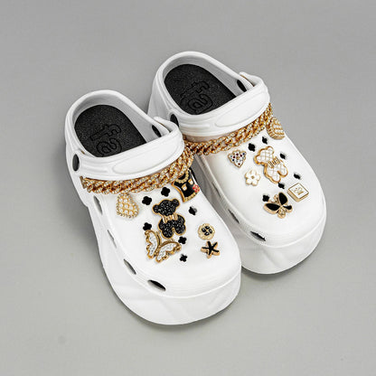 Chunky Chain Platform Sandals