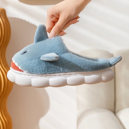 Shark Plush Indoor Slippers