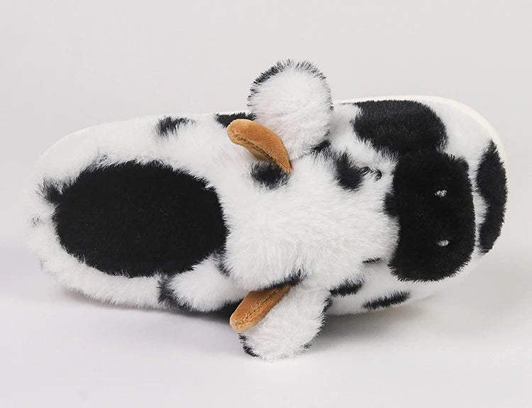 Cow Cuddles Plush Slippers