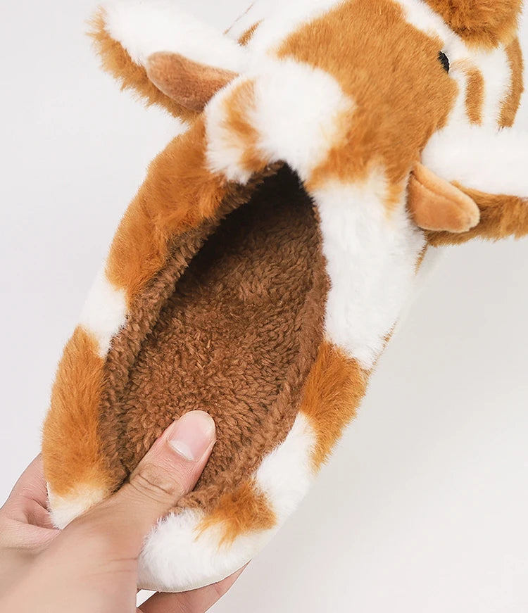 Cow Cuddles Plush Slippers