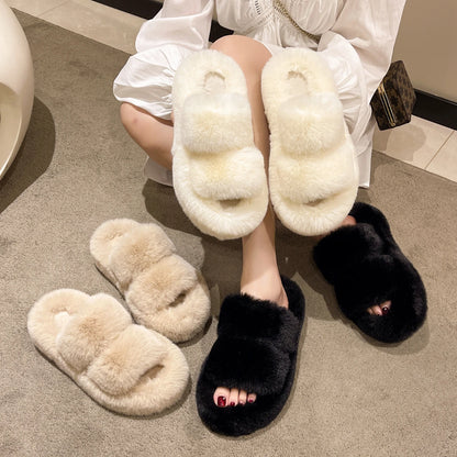 Fluffy Luxe Indoor Slippers