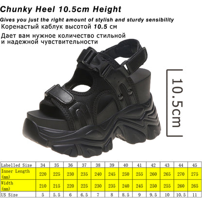Super High Hidden Wedge Platform Sandals
