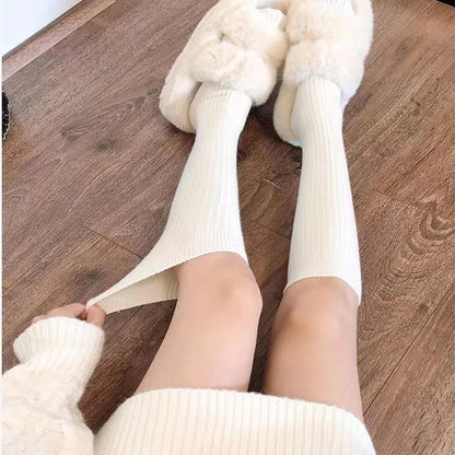 Cozy Ribbed Knit Socks
